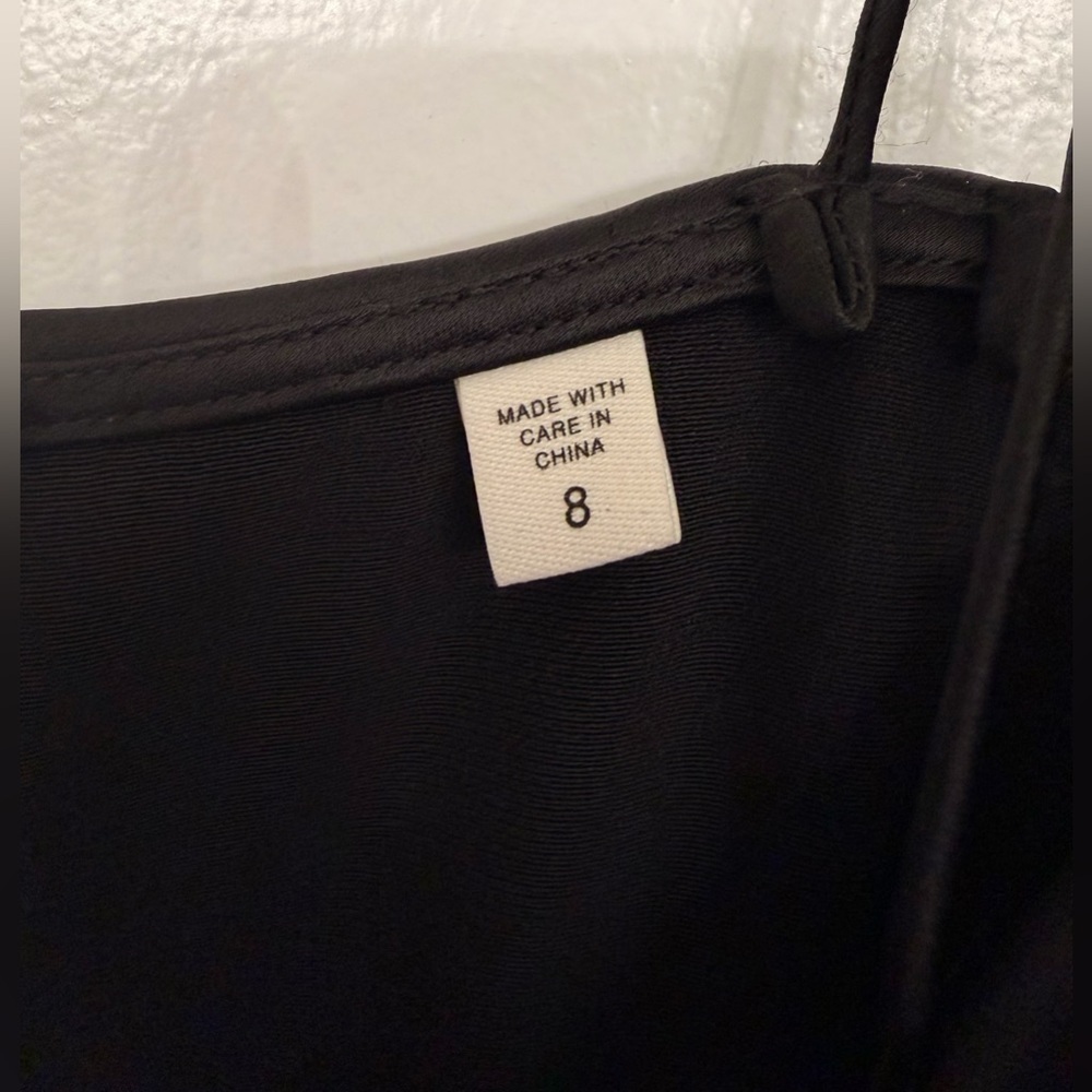 DOEN Donetta Maxi Dress Black Size 8 - Picture 8 of 8